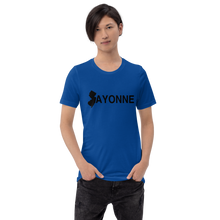 Load image into Gallery viewer, Bayonne Short-Sleeve T-Shirt Black Print