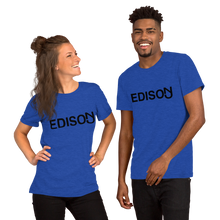 Load image into Gallery viewer, Edison Short-Sleeve T-Shirt Black Print