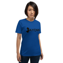 Load image into Gallery viewer, Bayonne Short-Sleeve T-Shirt Black Print