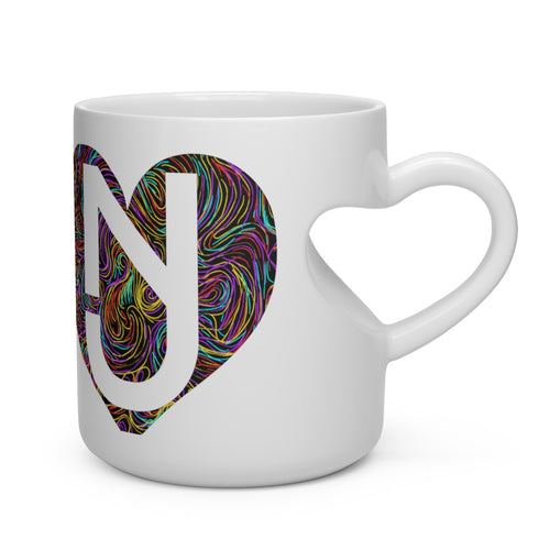 Heart Doodle Shape Mug