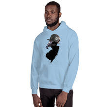Load image into Gallery viewer, NJ Mask Hoodie Black State