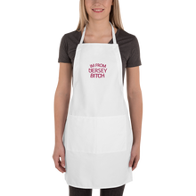 Load image into Gallery viewer, IM FROM JERSEY BITCH Embroidered Apron