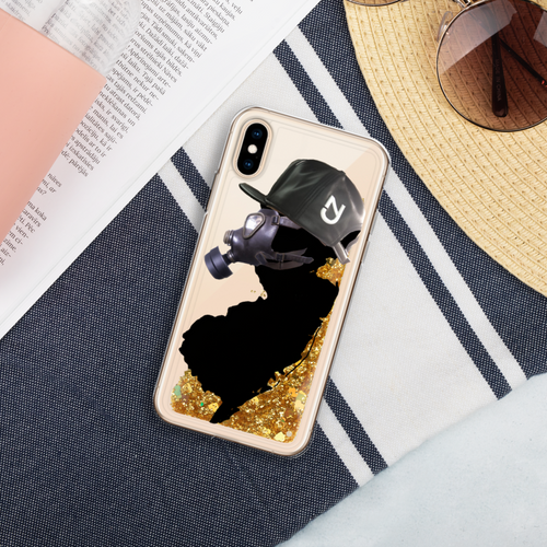 Mask Liquid Glitter Phone Case