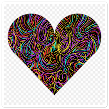 Load image into Gallery viewer, Because it all started with a doodle HEART stickers