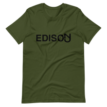 Load image into Gallery viewer, Edison Short-Sleeve T-Shirt Black Print