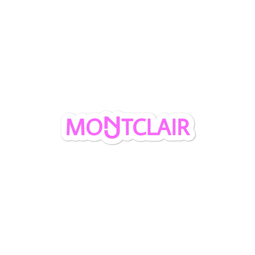 Montclair Pink Sticker