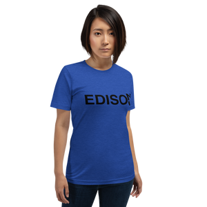 Edison Short-Sleeve T-Shirt Black Print