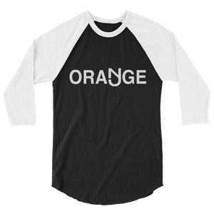 Orange 3/4 Sleeve Raglan Shirt