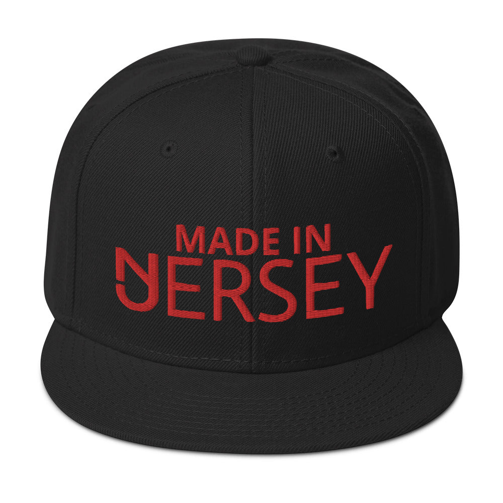Made in Jersey Snapback Red