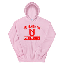 Load image into Gallery viewer, Elizabeth Jersey Red Hoodie