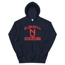 Load image into Gallery viewer, Elizabeth Jersey Red Hoodie